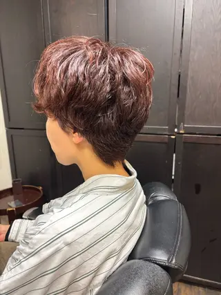ショート 縮毛矯正特化/ 小顔カット/森彪真のヘアスタイル