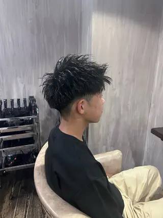 ショート 🩵メンズショート✨ パーマスタイル みくのヘアスタイル