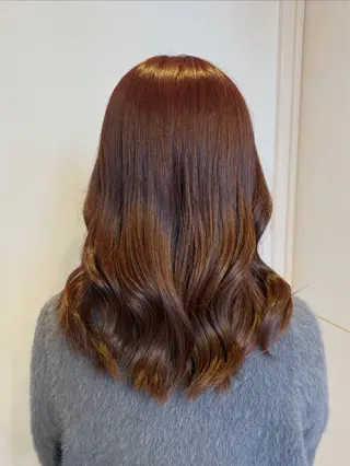 ロング 田中 希のヘアスタイル