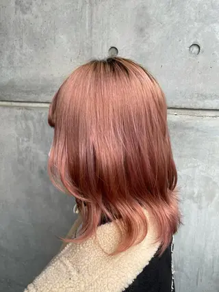 ミディアム 髪質改善韓国レイヤー カット内田智大のヘアスタイル