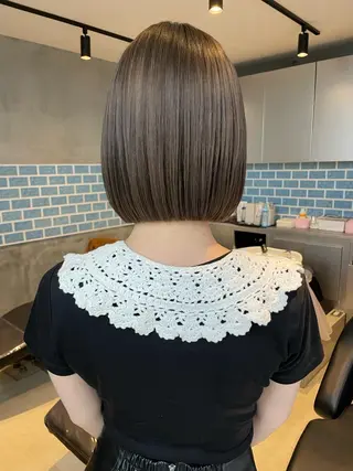 ショート カラー 👑ボブはお任せ ミヤノ👑のヘアスタイル