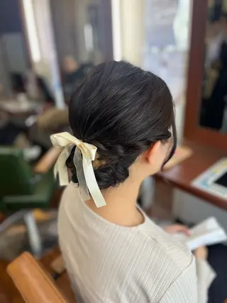 ヘアアレンジ 富田 響のヘアスタイル