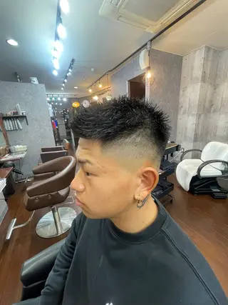 ショート メンズ 延原 雄大のヘアスタイル