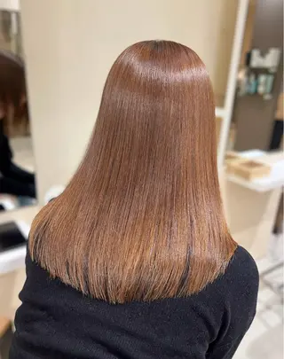 セミロング 髪質改善メニュー 長井 美佐子のヘアスタイル