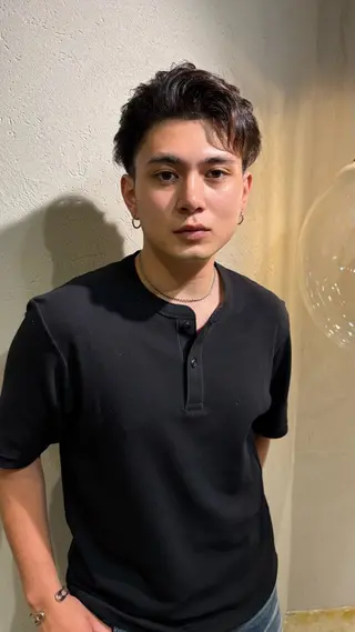ショート メンズ 鈴木 颯真ウィリアムのヘアスタイル