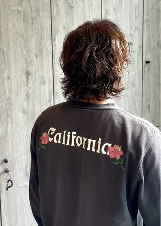 パーマ メンズ キタダ ハルカのヘアスタイル