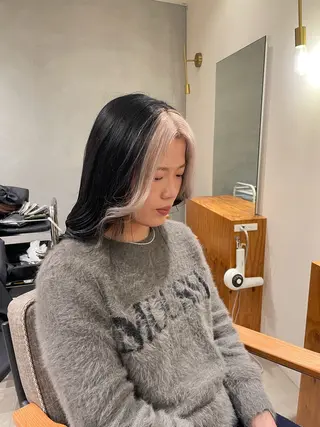 カラー ENN藤本 大輝艶感カラーのヘアスタイル