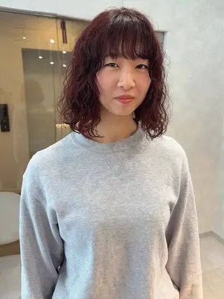 ミディアム Fujimaki Amiのヘアスタイル