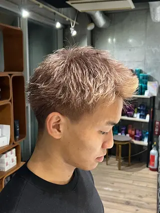 ショート カラー メンズ 【fifth】渡部 永遠のヘアスタイル