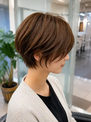 ショート EARTH 大分セントポルタ店のヘアスタイル
