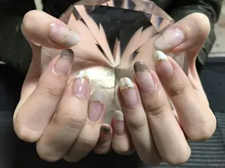ネイル モチの良さ◉ フィルインネイル♡のネイルデザイン