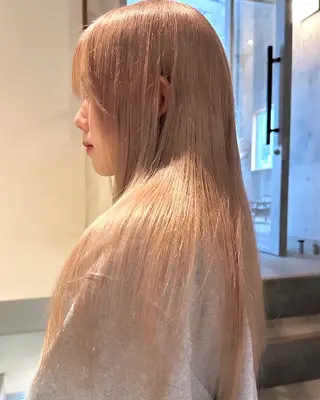 ロング 🫧ケアブリーチ/ ヘアセット/愛美🫧のヘアスタイル