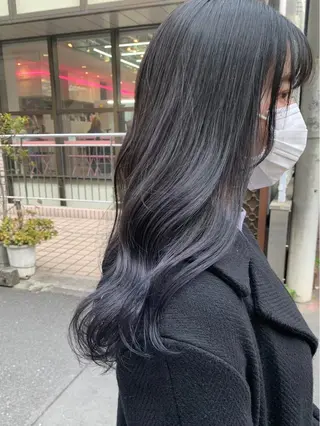 セミロング カラー 韓国系レイヤー特化 hiroのヘアスタイル