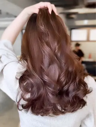 ロング カラー ヘアアレンジ 縮毛矯正・カラー特化 指名No.1shunのヘアスタイル