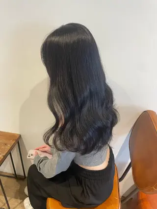 ロング カラー ヘアアレンジ coco♡ 韓国hairのヘアスタイル