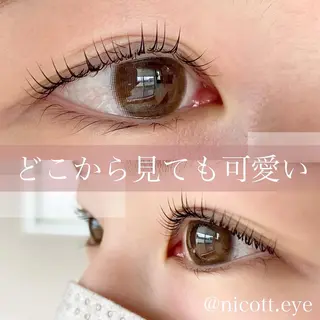 マツエク・マツパ nicott. mayukaのマツエク・マツパデザイン