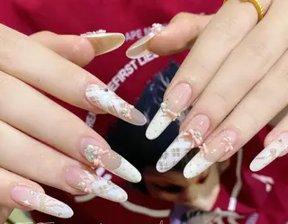 ネイル By moonネイル 🌷ワンホン/韓国風のネイルデザイン