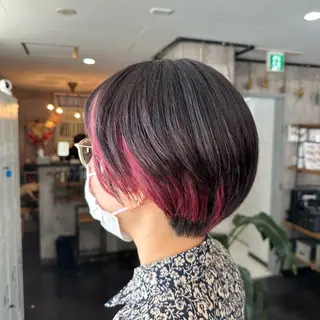 ショート カラー 枚方 tomee 🦋南部 しほ🦋のヘアスタイル