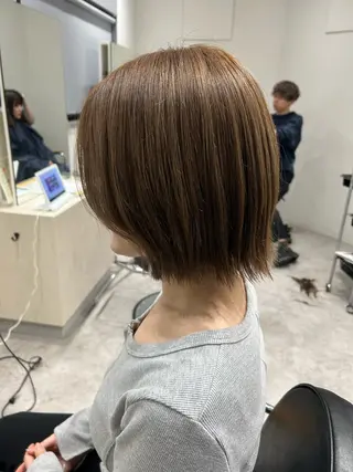 ミディアム カラー ヘアアレンジ ボブ /ニュアンス/ satomi🧸💖のヘアスタイル