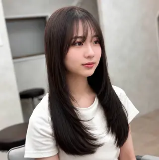 ロング ✨レイヤーカット✨ 顔まわり✂️鎌倉楓麻のヘアスタイル