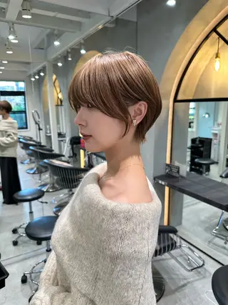 ショート 縮毛矯正/レイヤー taiga🧡のヘアスタイル