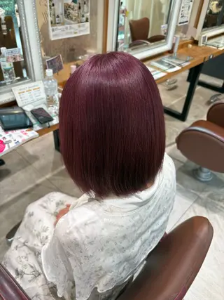 ショート カラー ❤️【暖色カラー】/ HARUKA🍒❤️のヘアスタイル
