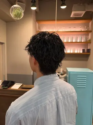 パーマ メンズ きむら なみか🪐のヘアスタイル