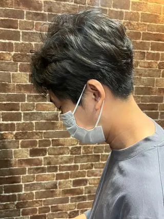 ショート カラー パーマ ヘアアレンジ メンズ キッズ ネイル マツエク・マツパ アイブロウ 久木原 ゆりのヘアスタイル