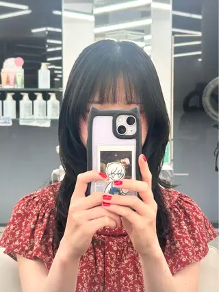 ロング 透明感カラー/ヘアア レンジ/はるか🤍のヘアスタイル