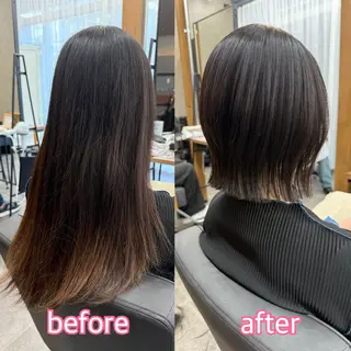 ミディアム カラー 似合わせボブ🎀🫧 千葉 優希のヘアスタイル