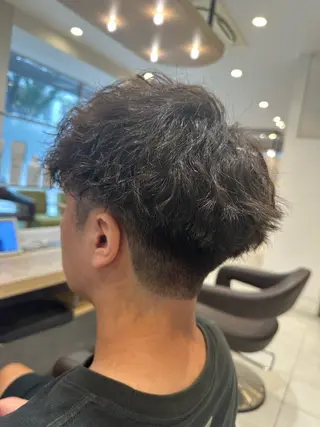 パーマ メンズ 市川メンズパーマ/ 透明感カラーKaiのヘアスタイル