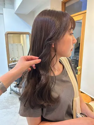 ロング カラー なかむら ゆきのヘアスタイル