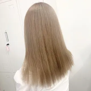 ロング カラー 赤みゼロ/透明感 カラー🌿KANTAのヘアスタイル