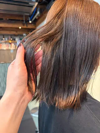 ミディアム 三浦 ふたばのヘアスタイル