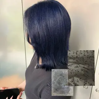 ミディアム 【美ボブ.艶カラー. 梅田茶屋町】midoのヘアスタイル