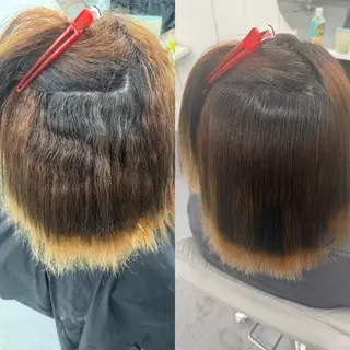 ミディアム 亀田 泰生のヘアスタイル