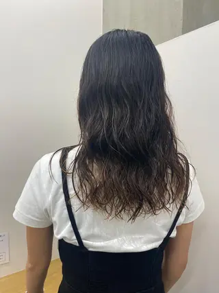 ロング パーマ 韓国好き🇰🇷 美容師MIKUのヘアスタイル
