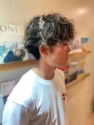 パーマ メンズ マナ🐩メンズカット /パーマモデル募集のヘアスタイル