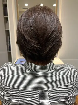 ショート 小鴨 美佳のヘアスタイル