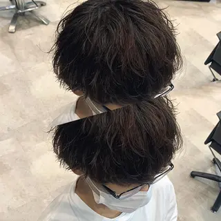 ショート パーマ メンズ メンズ支持数No.1 👑リュウ👑のヘアスタイル