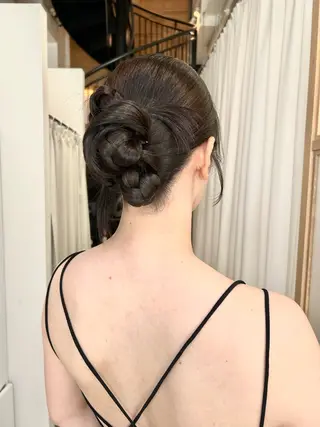 ロング カラー ヘアアレンジ yuka .のヘアスタイル