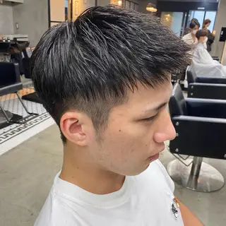 ショート カラー パーマ ヘアアレンジ メンズ 🤍透明感カラー🤍 Ryujiのヘアスタイル