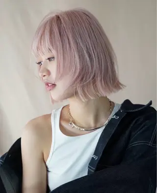 ショート カラー パーマ メンズ キッズ 栄💗レイヤー｜ショ ートカット｜haruのヘアスタイル