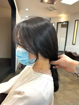 ロング カラー 矢野 晃平のヘアスタイル