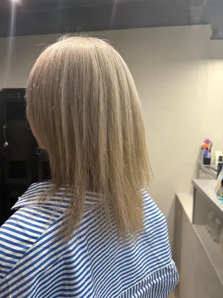 カラー ルシ🎨/ハイトーン デザイン/髪質改善のヘアスタイル