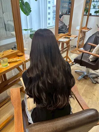 ロング カラー RINNO🌷透明感 カラー/髪質改善のヘアスタイル