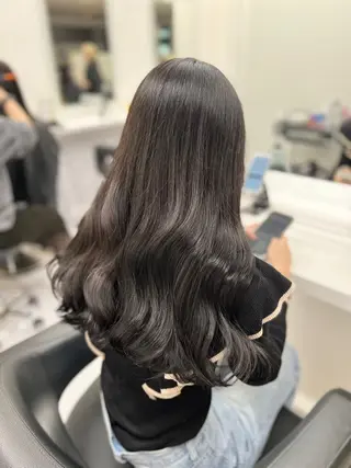 ロング カラー ふわっと抜け感🫧 ブラウンベージュ🤎のヘアスタイル