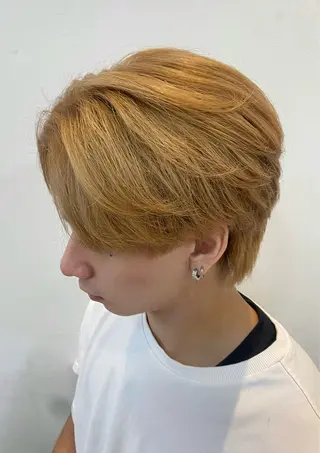 ショート カラー メンズ reverd 竹下 大輔 メンズパーマのヘアスタイル