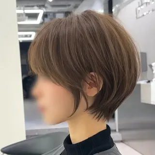 ショート 無料カットモデル 渋谷/ ユナのヘアスタイル