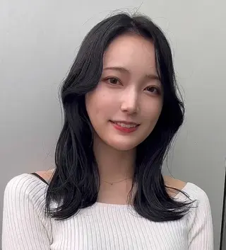 セミロング カラー 🌫️大人韓国ヘア 🌫️naoyaのヘアスタイル